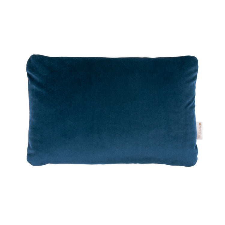 VIBES. Μαξιλάρι ορθογώνιο διπλής όψης Eco-Velvet Night Blue 44x28x9