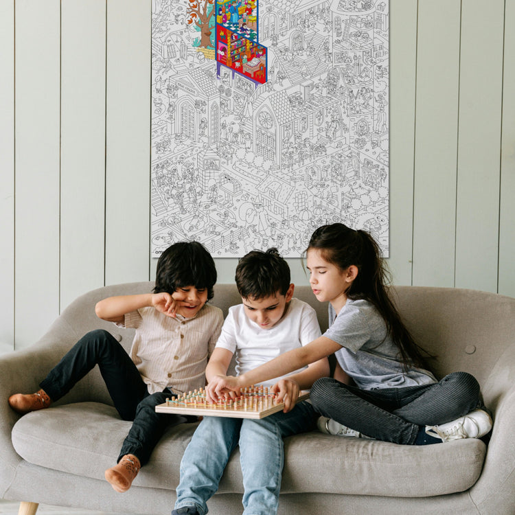 OMY. Giant coloring poster - Magic College