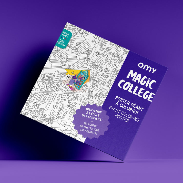 OMY. Giant coloring poster - Magic College