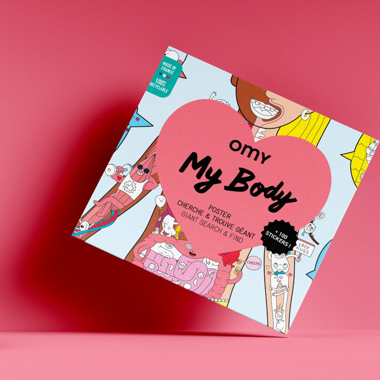 OMY. Poster and Stickers - My body