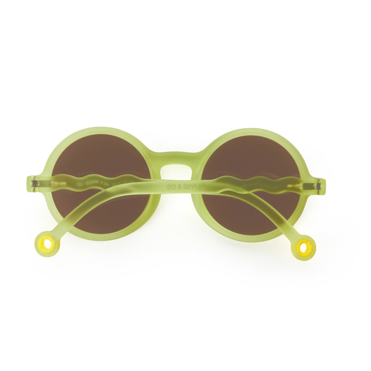 OLIVIO & CO. Junior round sunglasses Citrus Garden-Lime Green 5-12y
