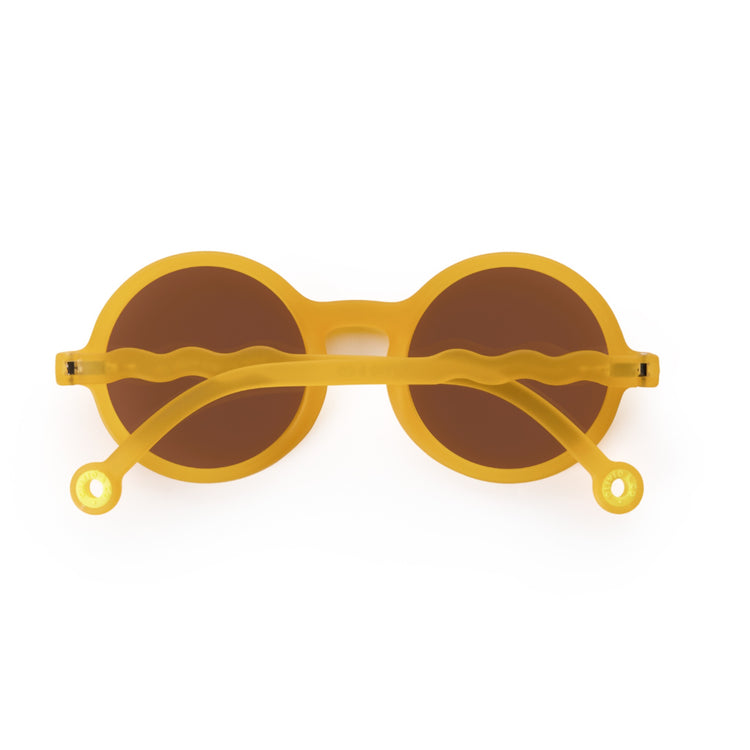OLIVIO & CO. Junior round sunglasses Citrus Garden-Citrus Yellow 5-12y