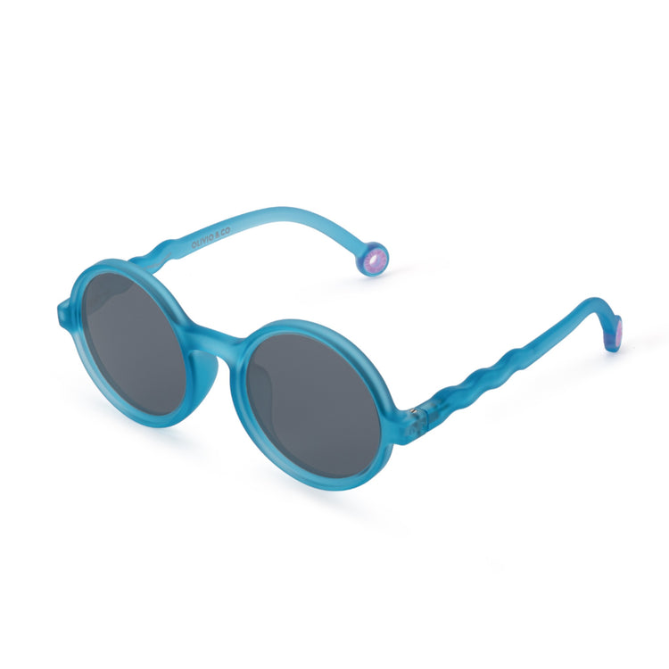 OLIVIO & CO. Junior round sunglasses Coral Reef-Reef Blue 5-12y