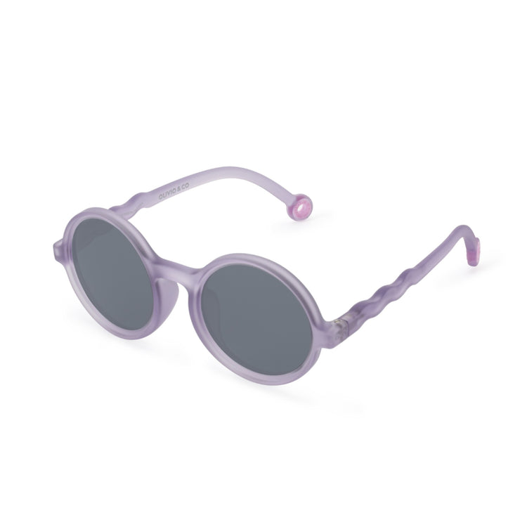 OLIVIO & CO. Junior round sunglasses Coral Reef-Purple Coral -5-12y