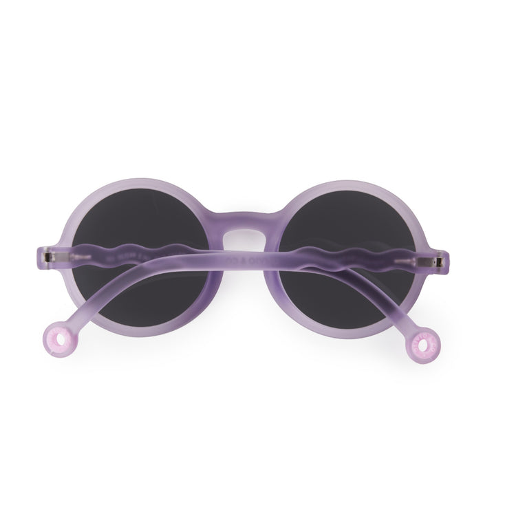 OLIVIO & CO. Kids round sunglasses Coral Reef-Purple Coral 3-5y