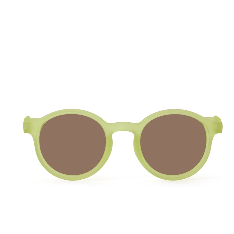 OLIVIO & CO. Junior oval sunglasses Citrus Garden-Lime Green 5-12y