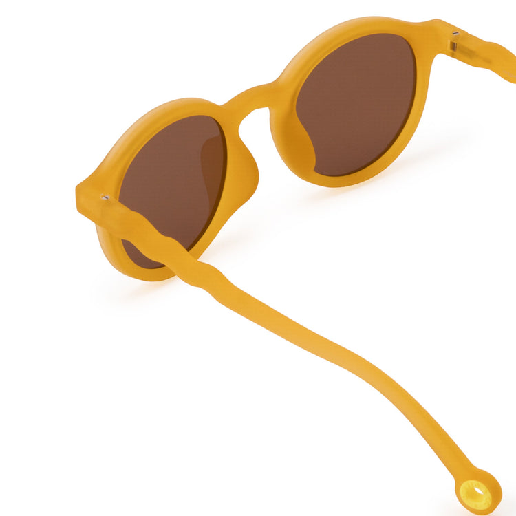 OLIVIO & CO. Junior oval sunglasses Citrus Garden-Citrus Yellow 5-12y