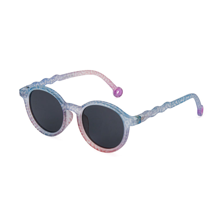 OLIVIO & CO. Junior oval sunglasses Coral Reef-Coral Fantasy 5-12y