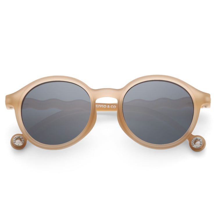 OLIVIO & CO. Adult oval sunglasses Classic Olivio-Sand Beige