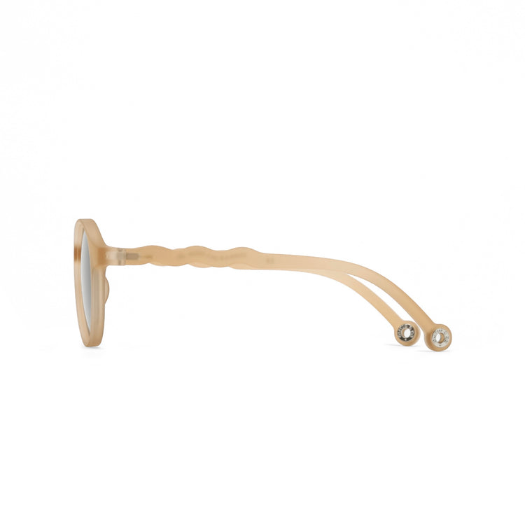 OLIVIO & CO. Adult oval sunglasses Classic Olivio-Sand Beige