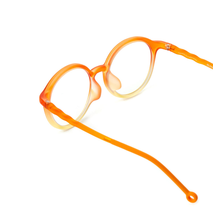 OLIVIO & CO. Junior oval screen glasses Sunrise Orange 5-12y