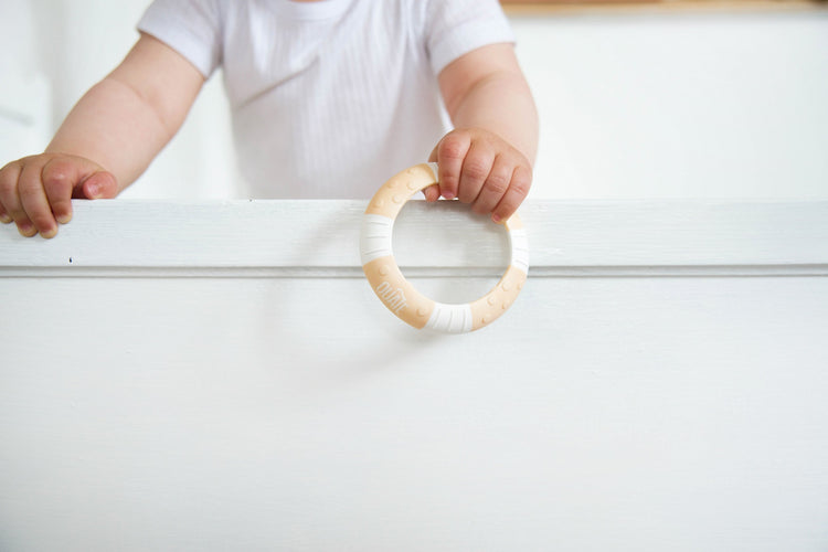 OUATE. My baby's nude teething ring