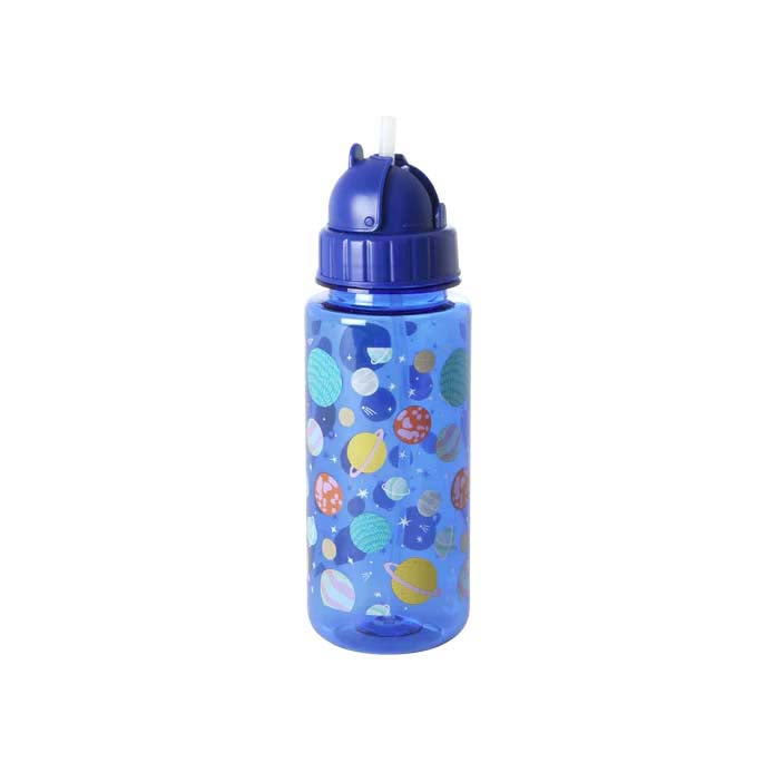 RICE. Plastic Kids Drinking Bottle with Galaxy Print