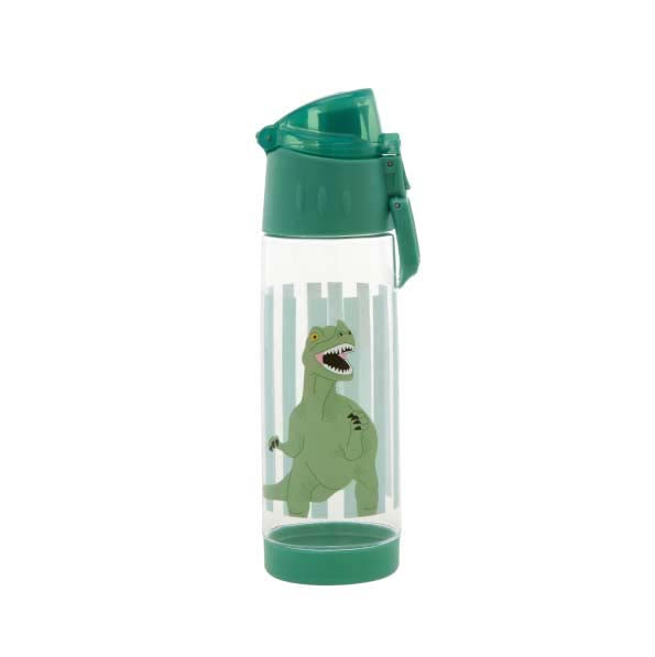 RICE. Plastic Kids Drinking Bottle with Dinosaur Print