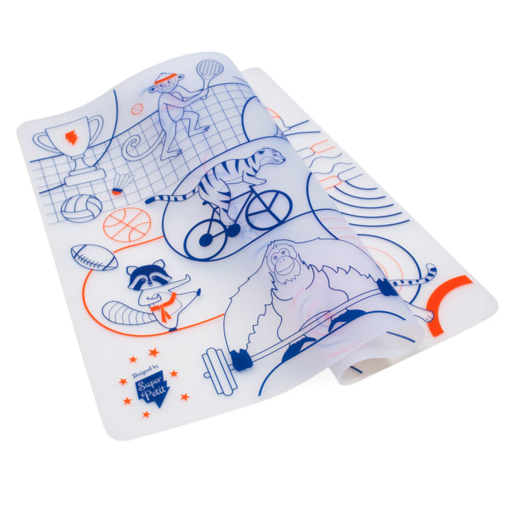 SUPER PETIT. Colouring placemat kit Olympic Sports
