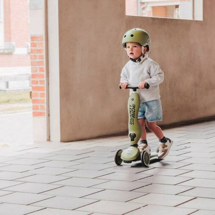 Scoot and Ride. Helmet Olive