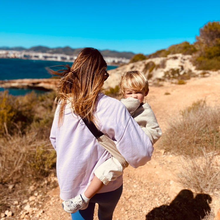 WILDRIDE. Μάρσιπος αγκαλιάς για νήπια Sand linen