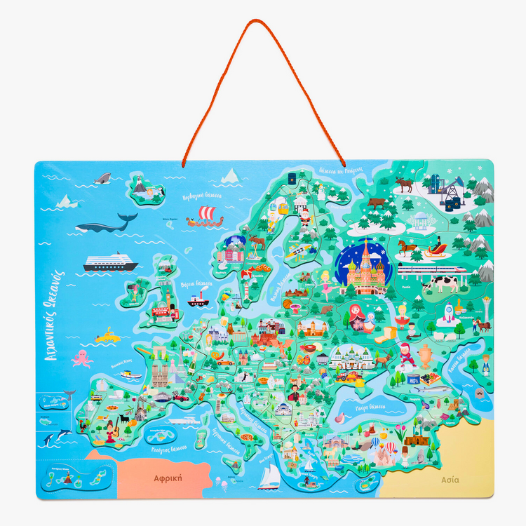 Cozykids - Magnetic puzzle Map Europe