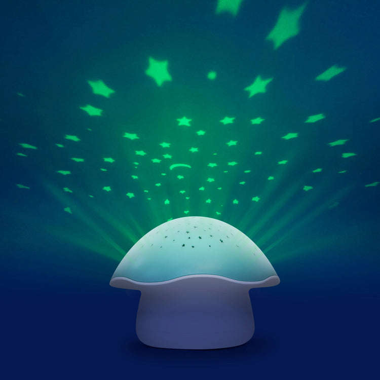 Musical star projector Mushroom (light blue)