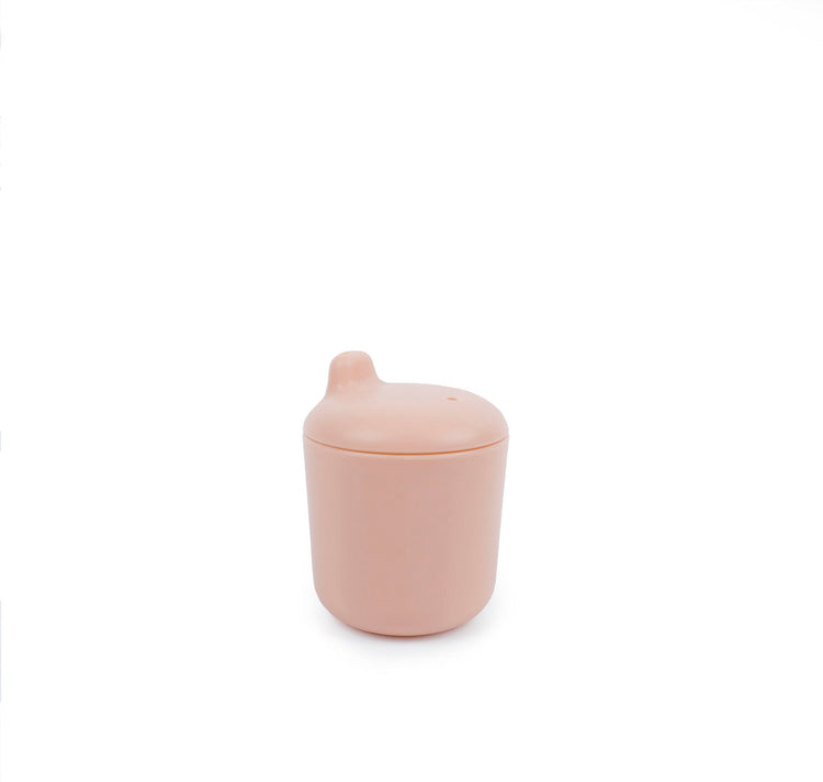 EKOBO. Leakproof Silicone Sippy Cup - Blush