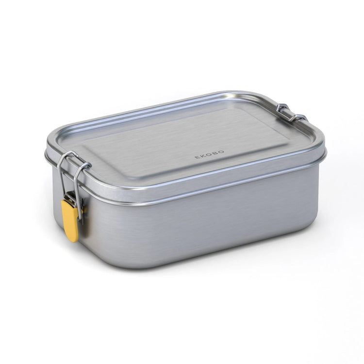 EKOBO. Stainless steel Lunch box with heat safe insert - Mimosa