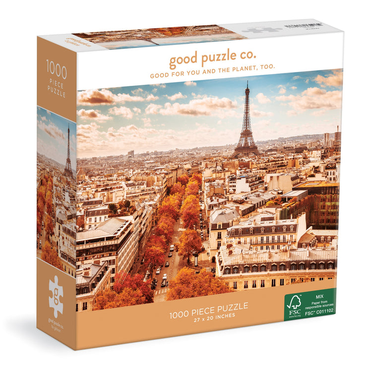 GOOD PUZZLE COMPANY. 1000 pieces puzzle-Parisian Fall