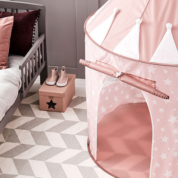 KIDS CONCEPT. Play tent pink STAR