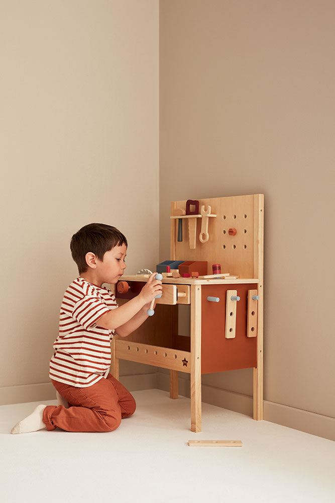 KIDS CONCEPT. Ξύλινος πάγκος εργαλείων KID'S HUB