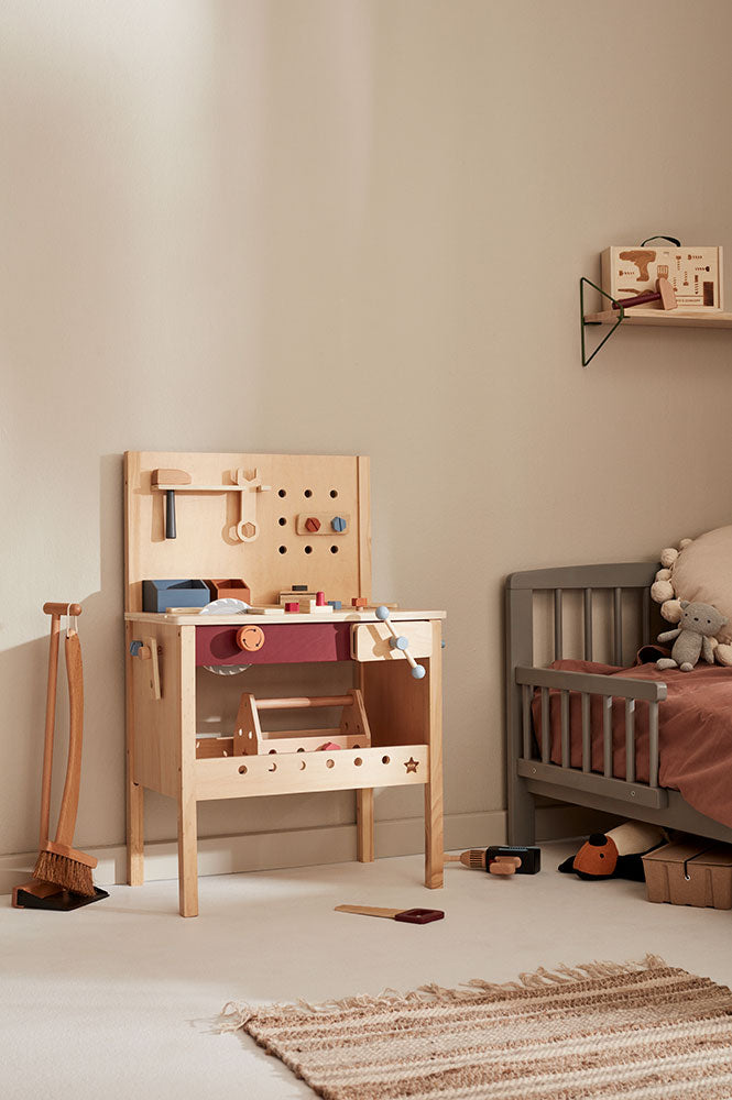 KIDS CONCEPT. Ξύλινος πάγκος εργαλείων KID'S HUB