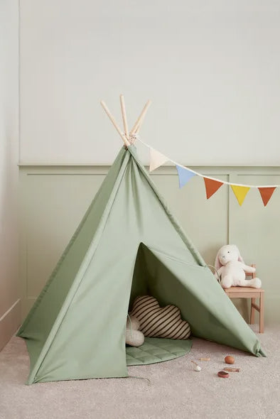 KIDS CONCEPT. Tipi tent light green