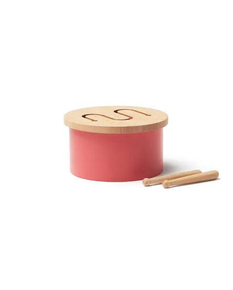KIDS CONCEPT. Toy drum light red