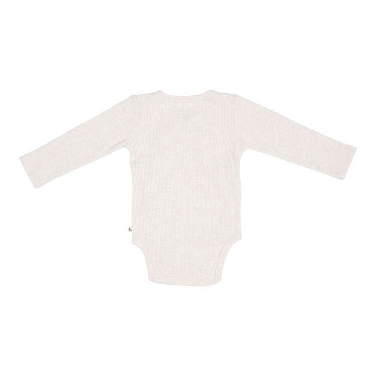 LITTLE DUTCH. Bodysuit long sleeves Rib Sand-86/92