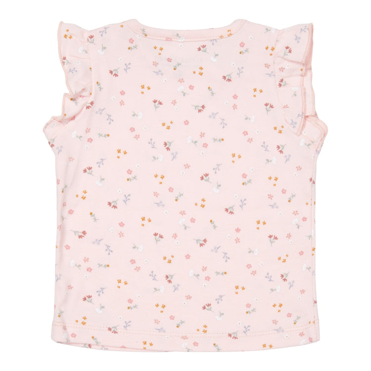 LITTLE DUTCH. T-shirt short sleeves Little Pink Flowers - 86