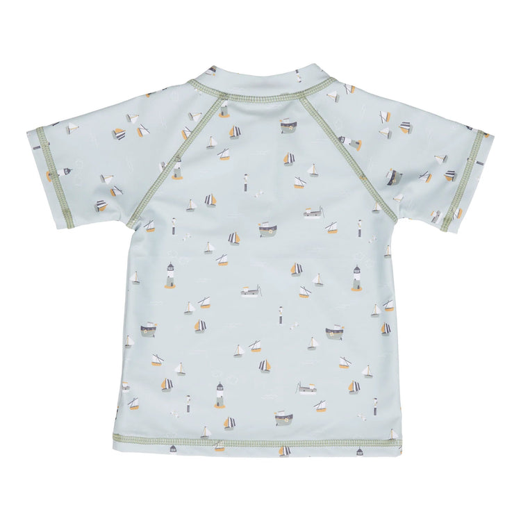 LITTLE DUTCH. Swim t-shirt +UV Sailors Bay Olive - 62/68