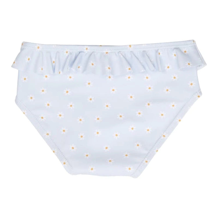 LITTLE DUTCH. Swim pants ruffles Daisies Blue - 62/68