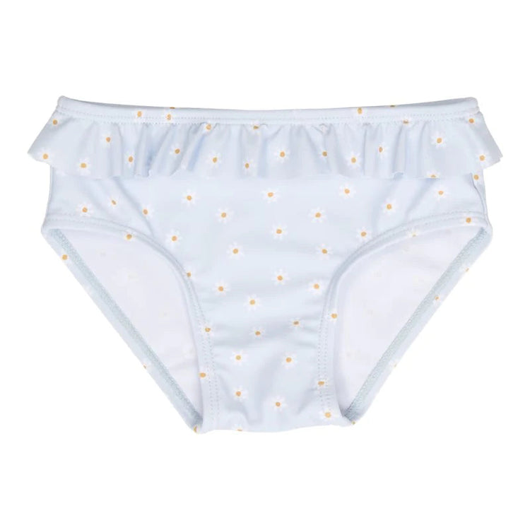 LITTLE DUTCH. Swim pants ruffles Daisies Blue - 62/68