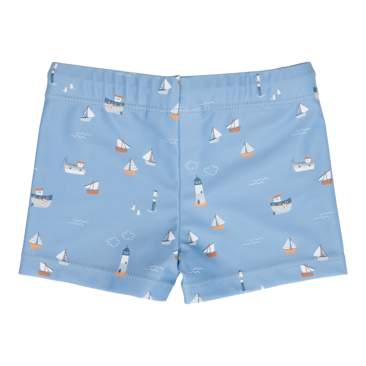 LITTLE DUTCH. Παιδικό μαγιό για αγόρια Sailors Bay Dark Blue - Νο 62/68