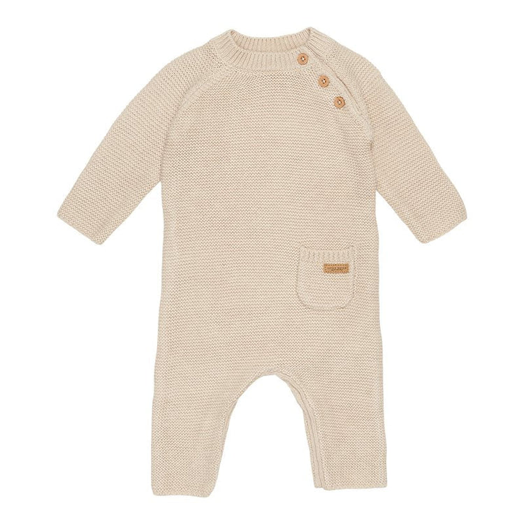 LITTLE DUTCH. Knitted one-piece suit Sand - 68