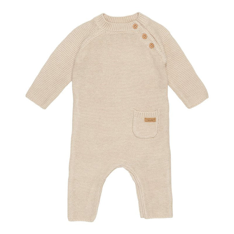 LITTLE DUTCH. Knitted one-piece suit Sand - 74