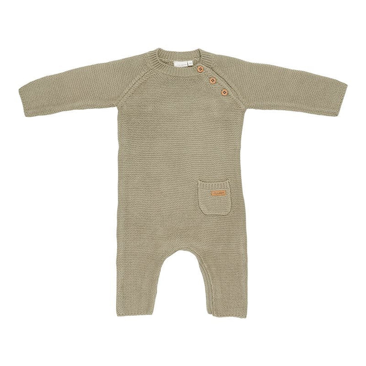 LITTLE DUTCH. Knitted one-piece suit Olive - 86