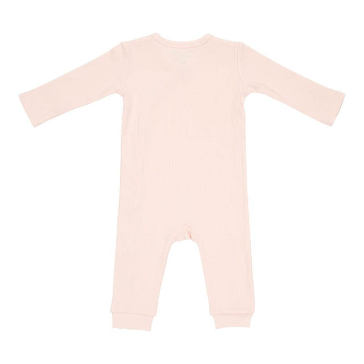 LITTLE DUTCH. One-piece wrap suit Rib Pink