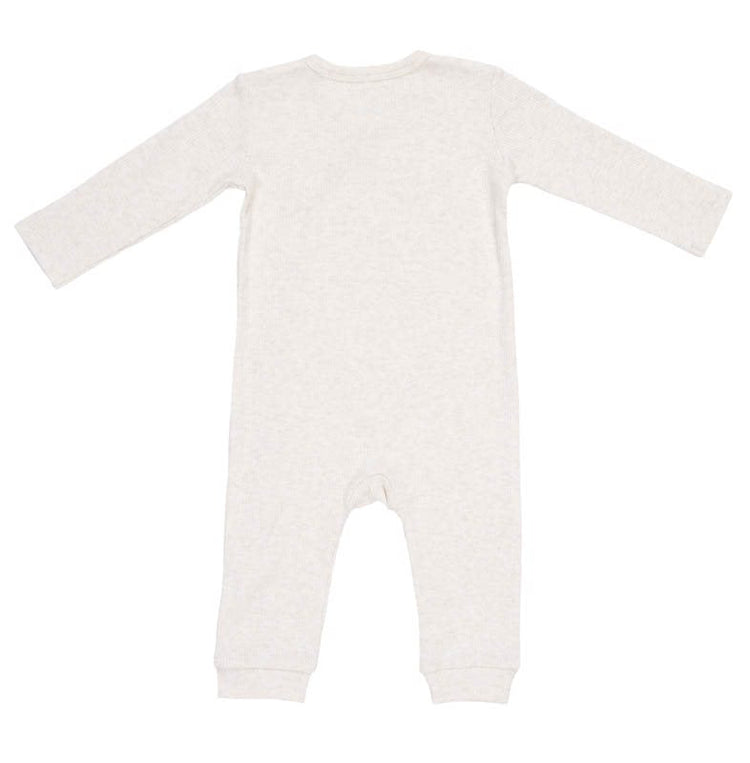 LITTLE DUTCH. One-piece wrap suit Rib Sand - 86/92