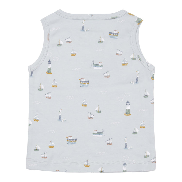 LITTLE DUTCH. Singlet Sailors Bay Blue - 68