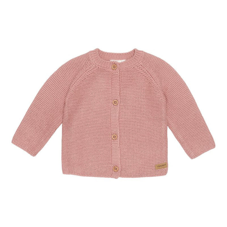 LITTLE DUTCH. Knitted cardigan Vintage Pink - 50/56