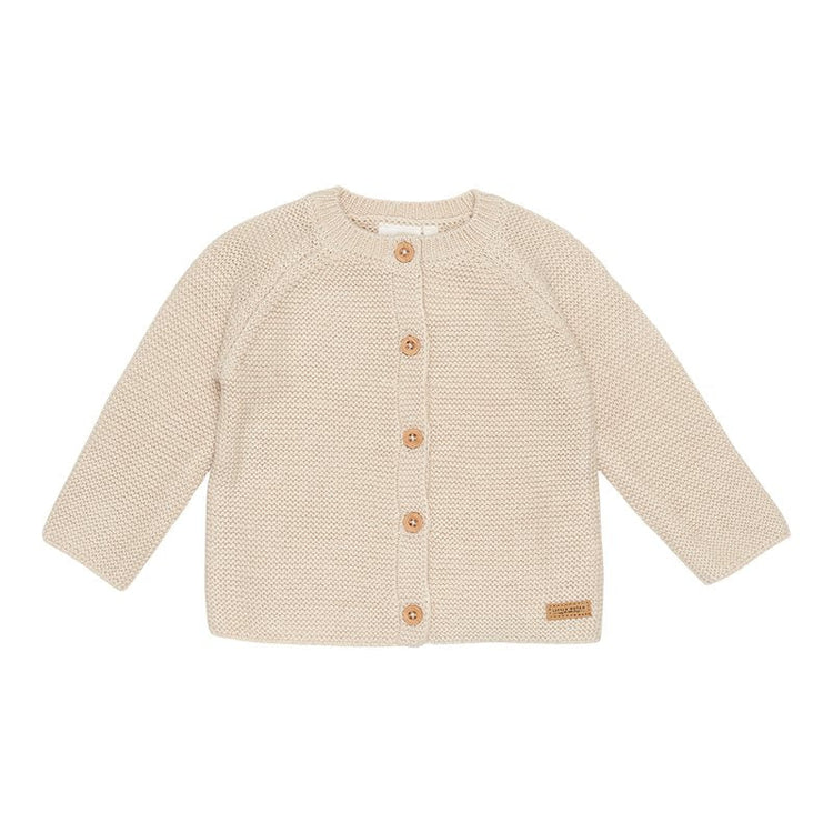 LITTLE DUTCH. Knitted cardigan Sand - 50/56