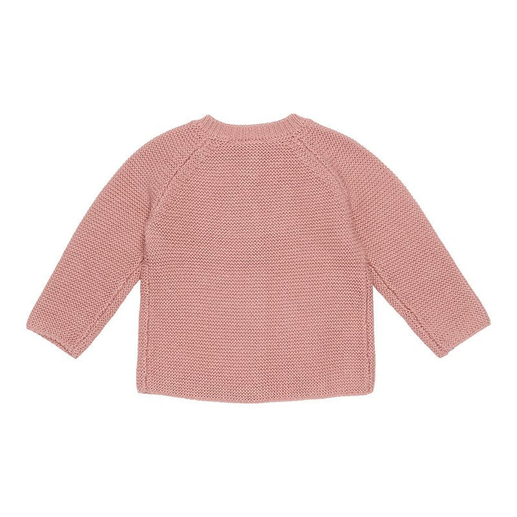 LITTLE DUTCH. Knitted cardigan Vintage Pink- 50/56