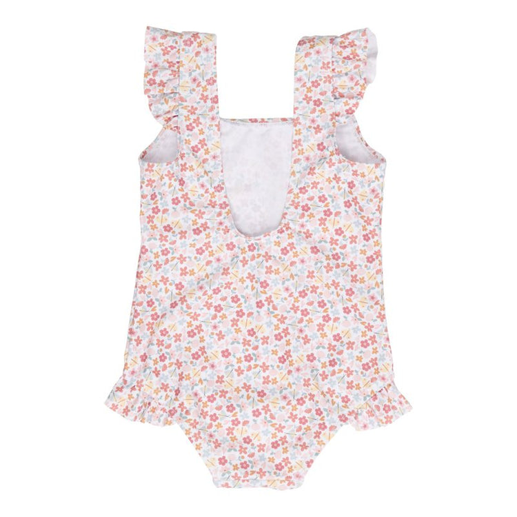 LITTLE DUTCH. Bathsuit ruffles Summer Flowers  - 62/68