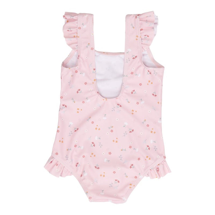 LITTLE DUTCH. Bathsuit ruffles Little Pink Flowers - 62/68