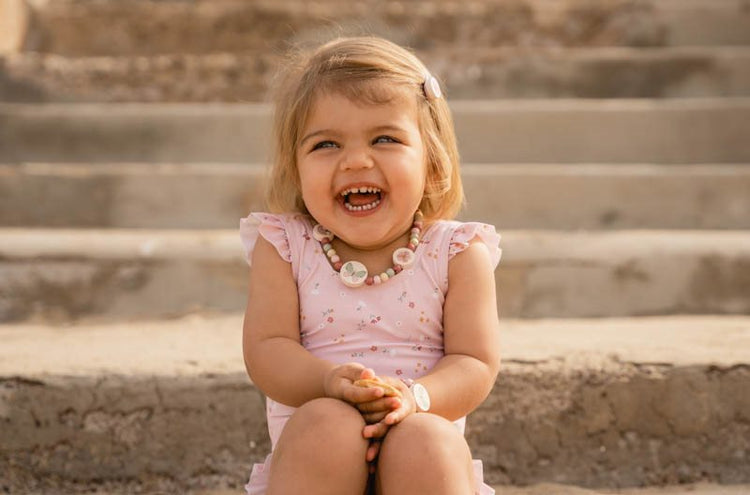 LITTLE DUTCH. Bathsuit ruffles Little Pink Flowers - 62/68