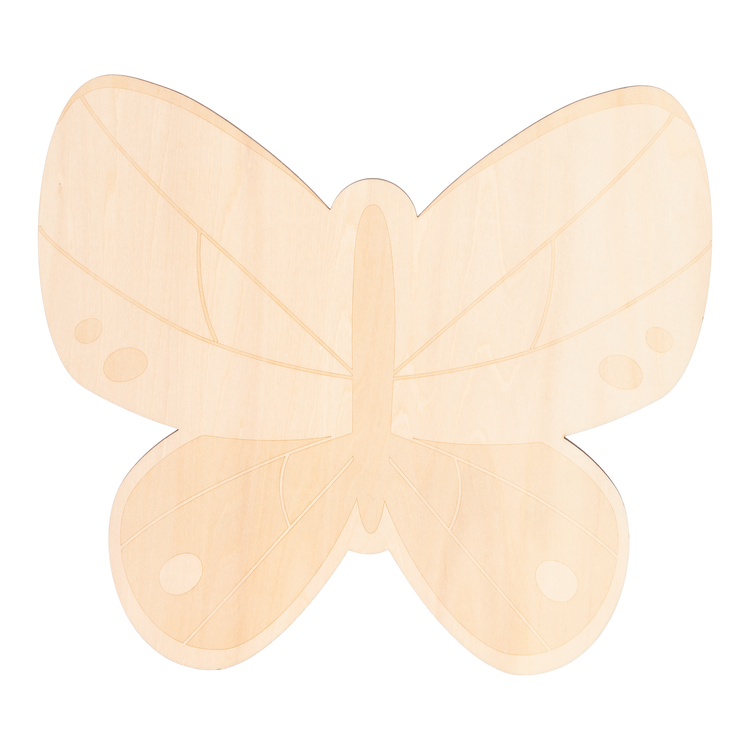 LITTLE DUTCH. Wooden wall lamp Butterfly